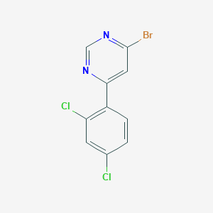 4-Bromo-6-(2,4-dichlorophenyl)pyrimidine - 1601739-19-8