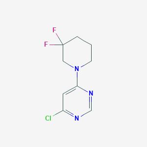 4-Chloro-6-(3,3-difluoropiperidin-1-yl)pyrimidine - 2009567-09-1