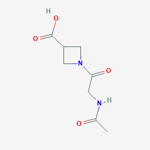 1-(Acetylglycyl)azetidine-3-carboxylic acid - 2098066-62-5