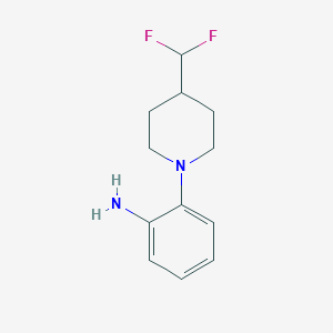 2-(4-(Difluoromethyl)piperidin-1-yl)aniline - 1994610-91-1