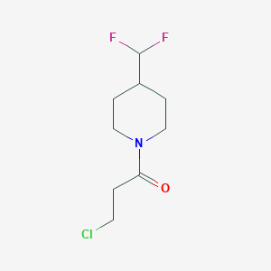 3-Chloro-1-(4-(difluoromethyl)piperidin-1-yl)propan-1-one - 2004833-01-4