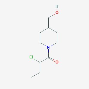 2-Chloro-1-(4-(hydroxymethyl)piperidin-1-yl)butan-1-one - 2092093-34-8