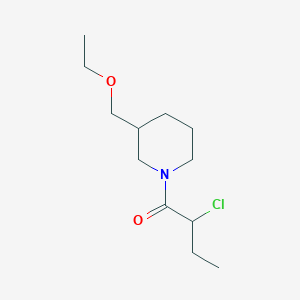 2-Chloro-1-(3-(ethoxymethyl)piperidin-1-yl)butan-1-one - 2097996-71-7