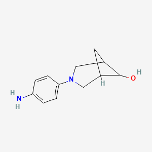 3-(4-Aminophenyl)-3-azabicyclo[3.1.1]heptan-6-ol - 2098067-32-2