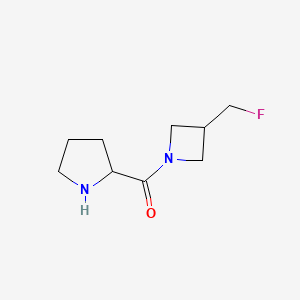 (3-(Fluoromethyl)azetidin-1-yl)(pyrrolidin-2-yl)methanone - 2089722-75-6