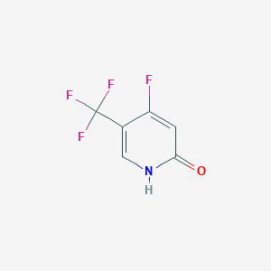 4-Fluoro-2-hydroxy-5-(trifluoromethyl)pyridine - 1227594-19-5