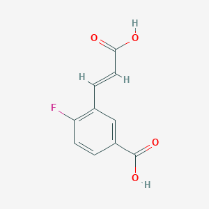 5-Carboxy-2-fluorocinnamic acid - 1380317-47-4