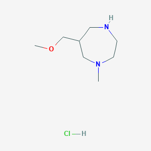 6-(Methoxymethyl)-1-methyl-1,4-diazepane hydrochloride - 2108138-85-6