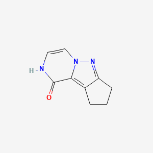 8,9-dihydro-7H-cyclopenta[3,4]pyrazolo[1,5-a]pyrazin-1-ol - 2098023-86-8