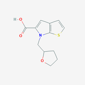6-((tetrahydrofuran-2-yl)methyl)-6H-thieno[2,3-b]pyrrole-5-carboxylic acid - 2098079-27-5