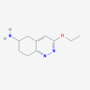 3-Ethoxy-5,6,7,8-tetrahydrocinnolin-6-amine - 2090608-07-2