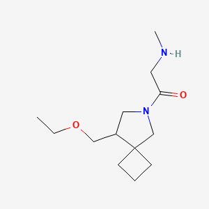 1-(8-(Ethoxymethyl)-6-azaspiro[3.4]octan-6-yl)-2-(methylamino)ethan-1-one - 2098134-24-6