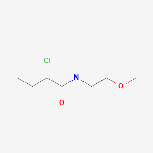 2-chloro-N-(2-methoxyethyl)-N-methylbutanamide - 2098074-49-6