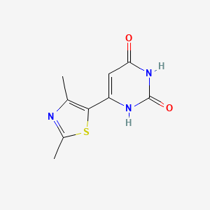 6-(2,4-dimethylthiazol-5-yl)pyrimidine-2,4(1H,3H)-dione - 2092190-05-9