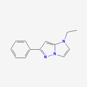 1-ethyl-6-phenyl-1H-imidazo[1,2-b]pyrazole - 2098054-73-8