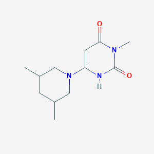 6-(3,5-dimethylpiperidin-1-yl)-3-methylpyrimidine-2,4(1H,3H)-dione - 2098043-87-7
