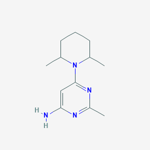 6-(2,6-Dimethylpiperidin-1-yl)-2-methylpyrimidin-4-amine - 2098140-94-2