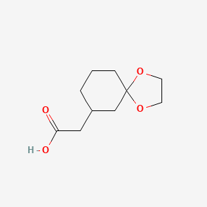 2-(1,4-Dioxaspiro[4.5]decan-7-yl)acetic acid - 4722-70-7