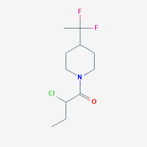 2-Chloro-1-(4-(1,1-difluoroethyl)piperidin-1-yl)butan-1-one - 2092280-80-1