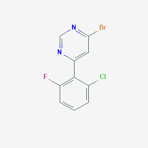4-Bromo-6-(2-chloro-6-fluorophenyl)pyrimidine - 2098024-99-6