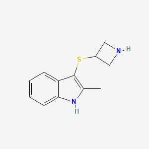 3-(azetidin-3-ylthio)-2-methyl-1H-indole - 2098106-58-0