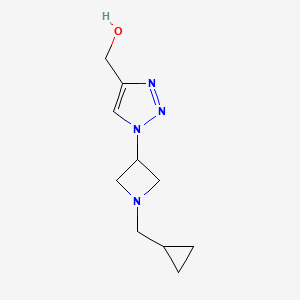 (1-(1-(cyclopropylmethyl)azetidin-3-yl)-1H-1,2,3-triazol-4-yl)methanol - 2098016-28-3