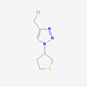 4-(chloromethyl)-1-(tetrahydrothiophen-3-yl)-1H-1,2,3-triazole - 2016497-08-6