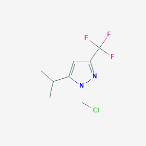 1-(chloromethyl)-5-isopropyl-3-(trifluoromethyl)-1H-pyrazole - 2092628-89-0