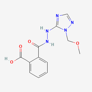 2-((2-[1-(Methoxymethyl)-1h-1,2,4-triazol-5-yl]hydrazino)carbonyl)benzoic acid - 2199407-49-1