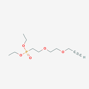 [2-(2-Prop-2-ynyloxyethoxy)-ethyl]-phosphonic acid diethyl ester - 1714139-58-8