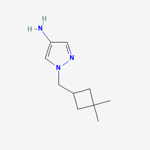 1-[(3,3-dimethylcyclobutyl)methyl]-1H-pyrazol-4-amine - 2098142-90-4