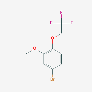 4-Bromo-2-methoxy-1-(2,2,2-trifluoroethoxy)benzene - 1872891-66-1