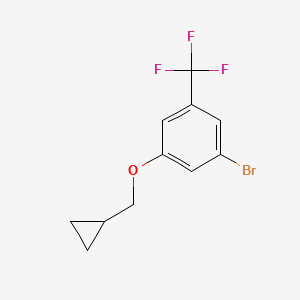 1-Bromo-3-(cyclopropylmethoxy)-5-(trifluoromethyl)benzene - 1369928-61-9