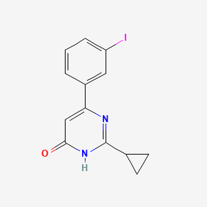 2-Cyclopropyl-6-(3-iodophenyl)pyrimidin-4-ol - 2097966-25-9