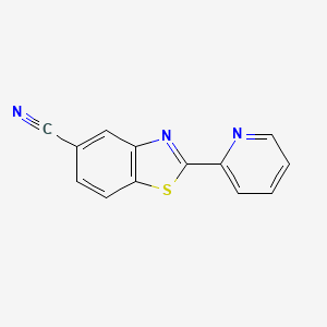 2-(Pyridin-2-yl)benzo[d]thiazole-5-carbonitrile - 2231673-72-4