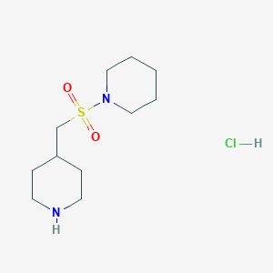 1-[(Piperidin-4-ylmethyl)sulfonyl]piperidine hydrochloride - 2204912-99-0