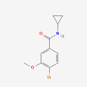 4-Bromo-N-cyclopropyl-3-methoxybenzamide - 1072944-35-4
