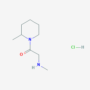 2-(Methylamino)-1-(2-methyl-1-piperidinyl)-1-ethanone hydrochloride - 1220038-90-3