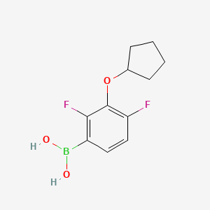 3-(Cyclopentyloxy)-2,4-difluorophenylboronic acid - 1629971-64-7