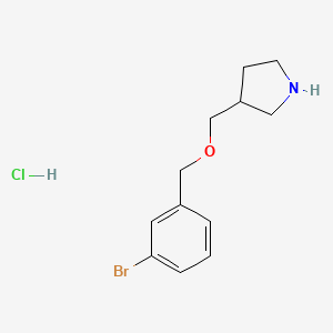 3-(((3-Bromobenzyl)oxy)methyl)pyrrolidine hydrochloride - 1220038-14-1