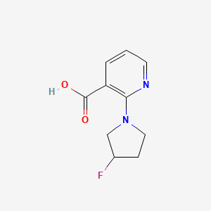 2-(3-Fluoropyrrolidin-1-yl)nicotinic acid - 2001407-08-3