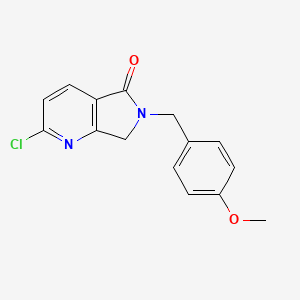 2-Chloro-6-(4-methoxybenzyl)-6,7-dihydropyrrolo[3,4-b]pyridin-5-one - 1440519-73-2