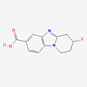 3-Fluoro-1,2,3,4-tetrahydrobenzo[4,5]imidazo[1,2-a]pyridine-7-carboxylic acid - 2097973-69-6