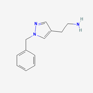 2-(1-benzyl-1H-pyrazol-4-yl)ethan-1-amine - 1071657-00-5