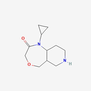 1-cyclopropyloctahydropyrido[4,3-e][1,4]oxazepin-2(3H)-one - 2098098-06-5
