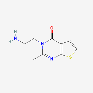 3-(2-aminoethyl)-2-methylthieno[2,3-d]pyrimidin-4(3H)-one - 2092797-68-5