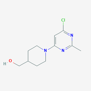 (1-(6-Chloro-2-methylpyrimidin-4-yl)piperidin-4-yl)methanol - 1247480-79-0