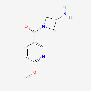 (3-Aminoazetidin-1-yl)(6-methoxypyridin-3-yl)methanone - 1621925-21-0