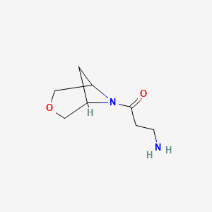 3-Amino-1-(3-oxa-6-azabicyclo[3.1.1]heptan-6-yl)propan-1-one - 2097979-01-4