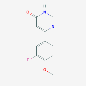 6-(3-Fluoro-4-methoxyphenyl)pyrimidin-4-ol - 1700029-04-4